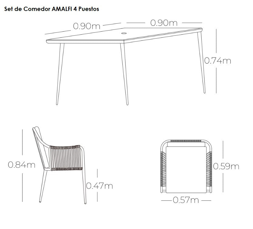 Colección Sala y Comedor AMALFI