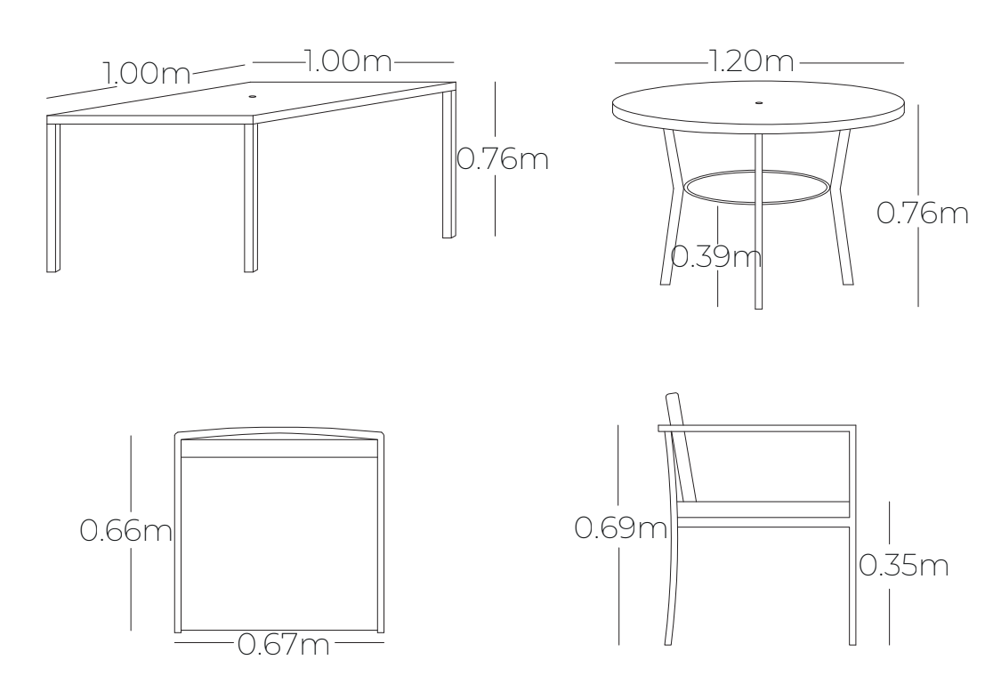Set de Comedor BALI