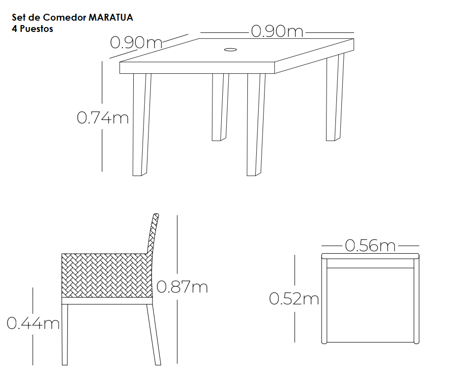 Colección Sala y Comedor MARATUA