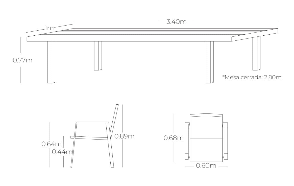 Colección Sala y Comedor POMPANO