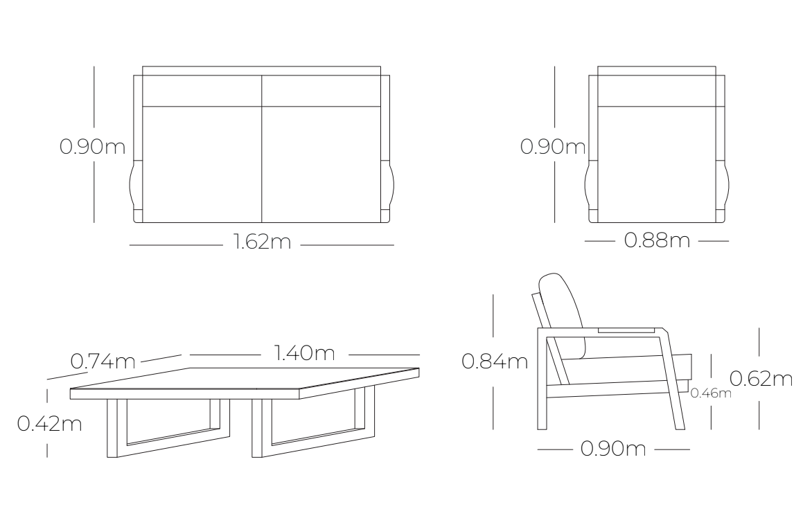 Set de Sala TAMARAMA