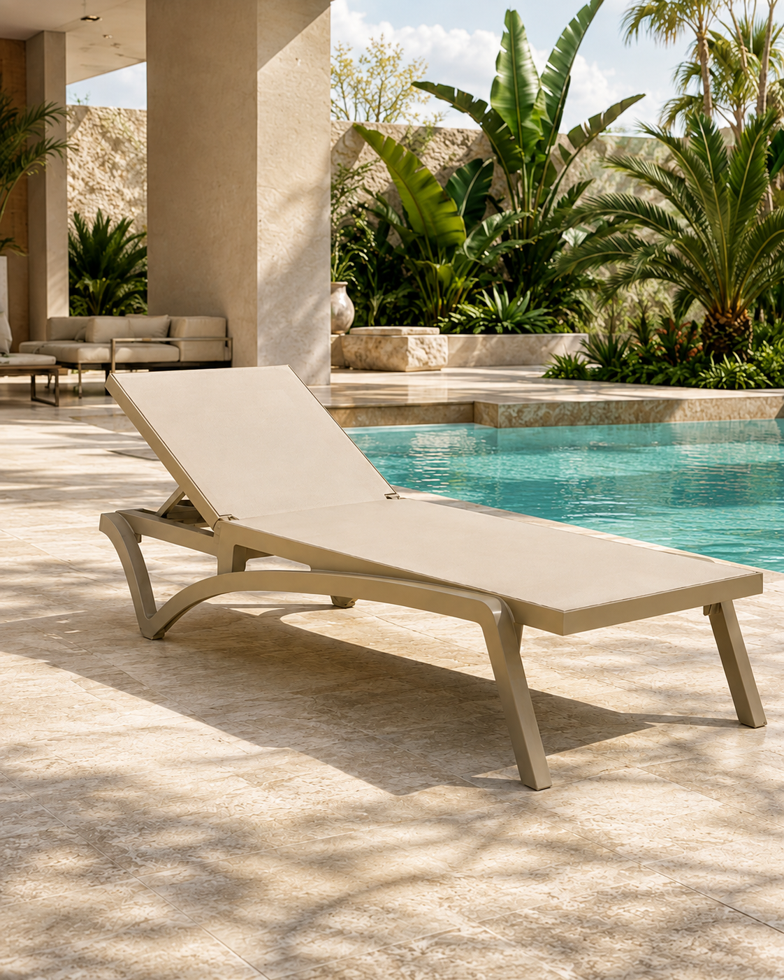 Asoleadora MARE para piscina y terraza exterior - Kasanova Decoración