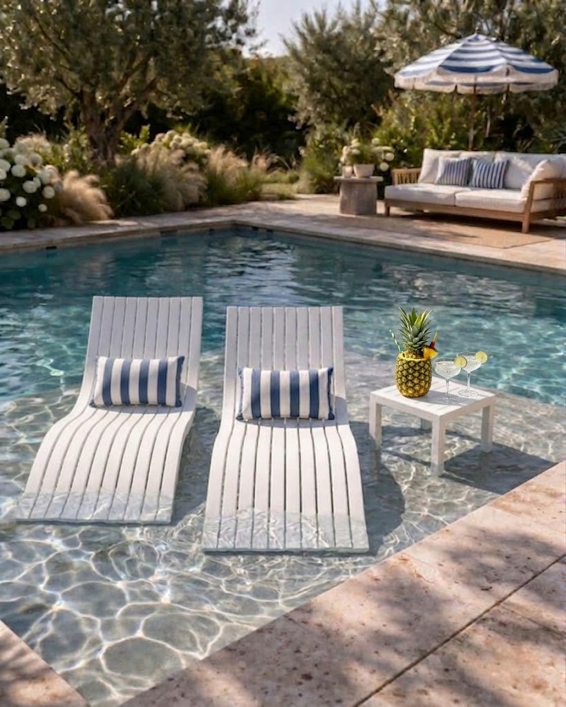 Asoleadoras OLA sumergibles para piscina y zonas húmedas