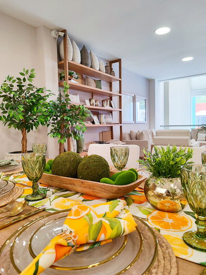 Batea ovalada en madera maciza con acabado natural - 58 cm de largo