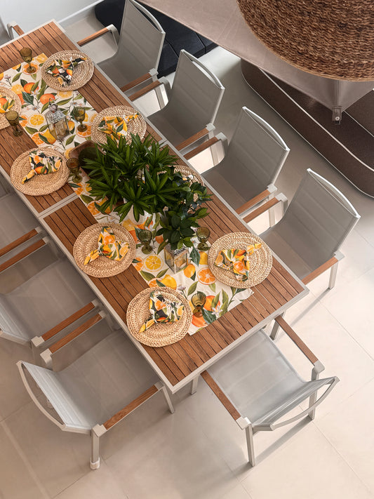 Comedor POMPANO extensible para terraza y exterior - Kasanova Decoración