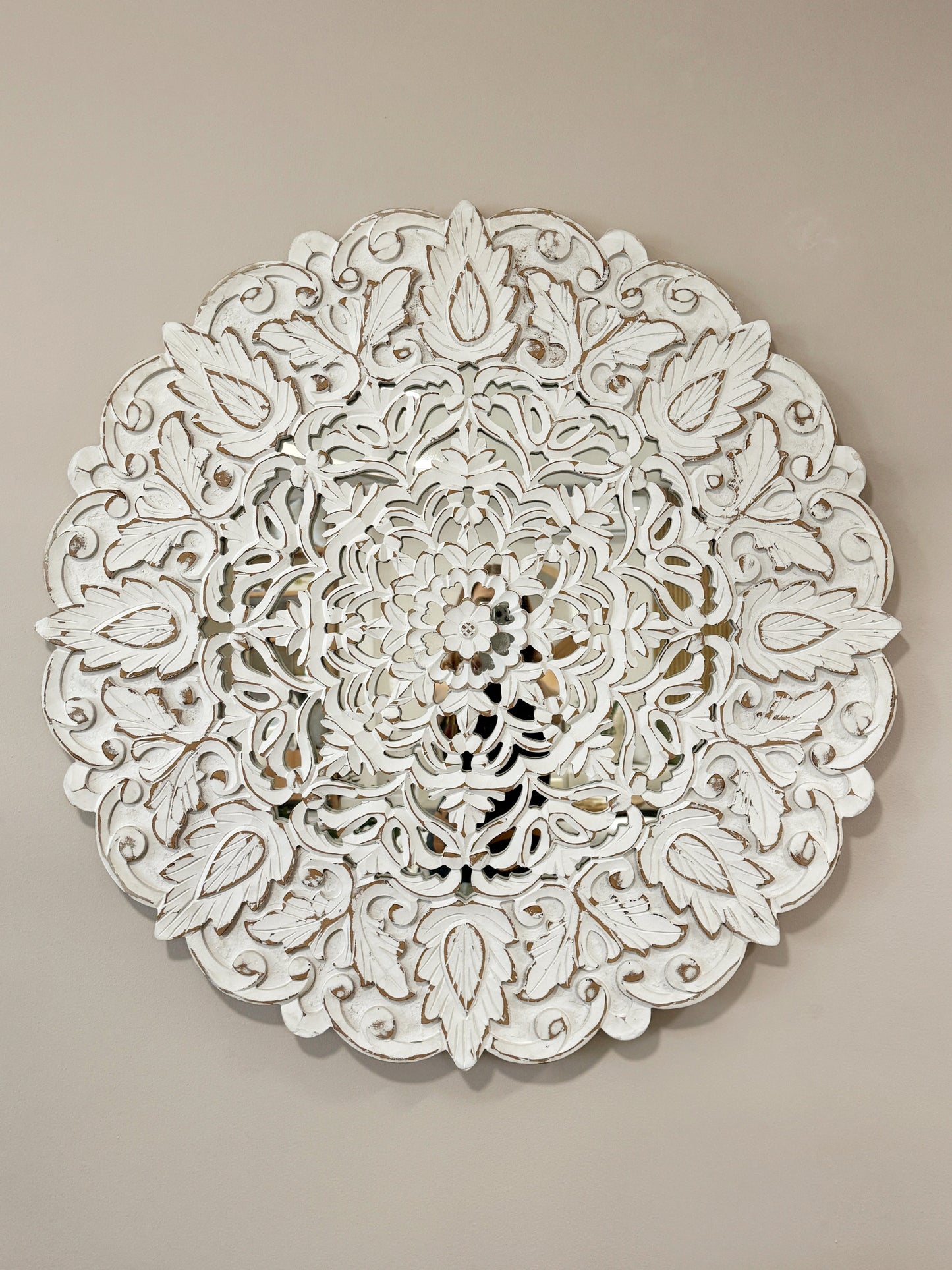Mandala Redonda con Espejo