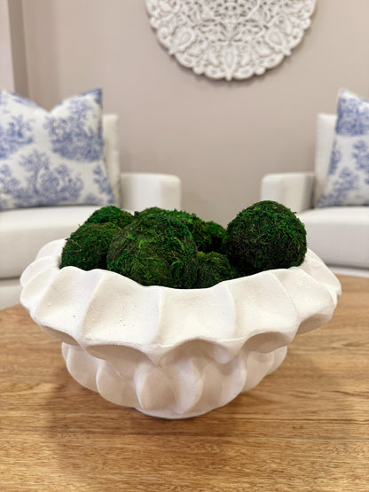 Jarrones blancos con textura en resina, floreros decorativos minimalistas para sala