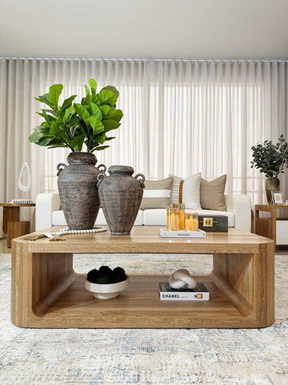 Jarrones de cerámica moteados, floreros grandes para decoración de espacios amplios