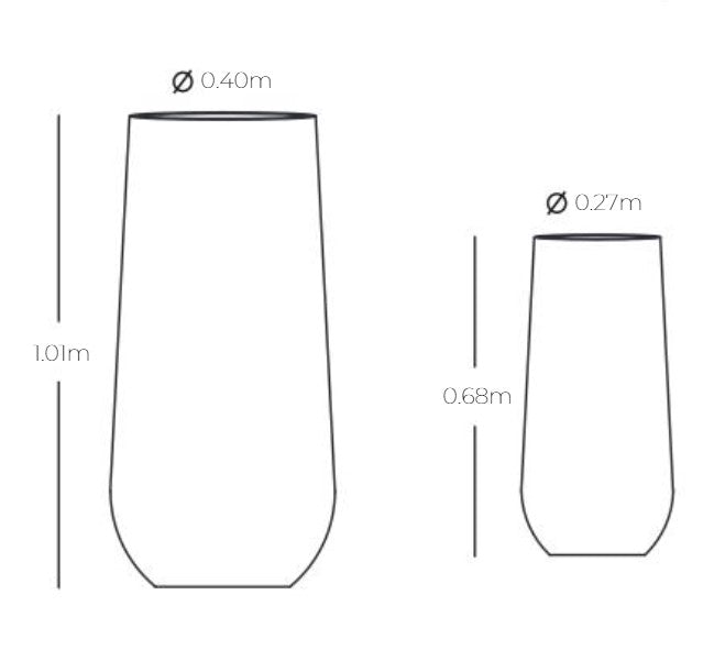 MAE Flower Pots - Set of 2