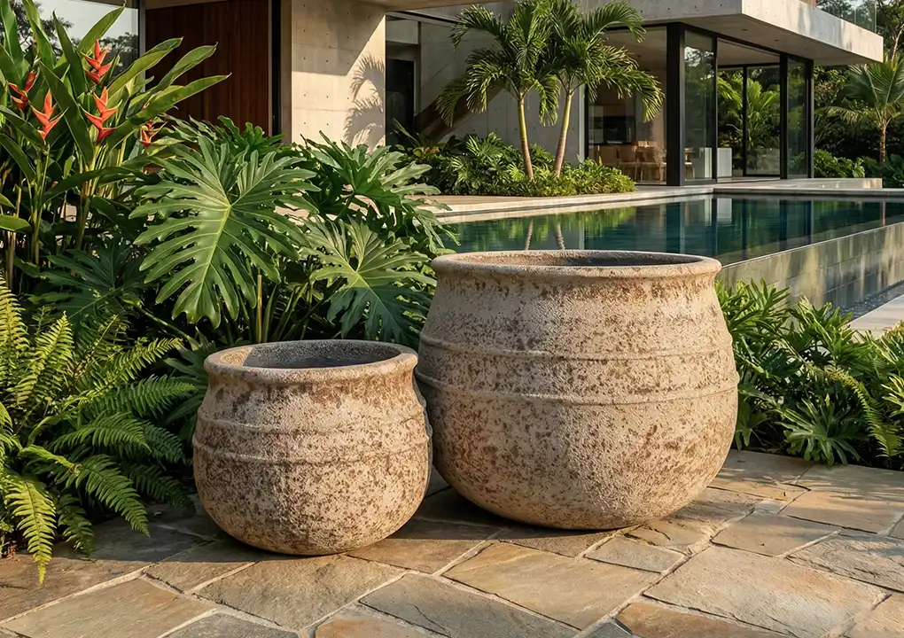 JAURE Flower Pots - Set of 2 