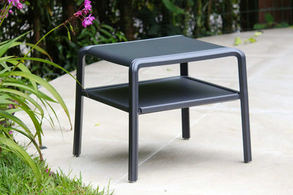 Vista de mesa auxiliar VENECIA, mesa de tecnopolímero apta para intemperie y terraza
 - Kasanova