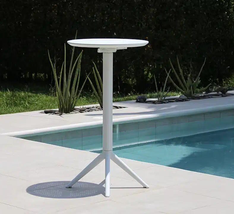 Mesa bar SOLE en madera con diseño moderno para cocina o comedor