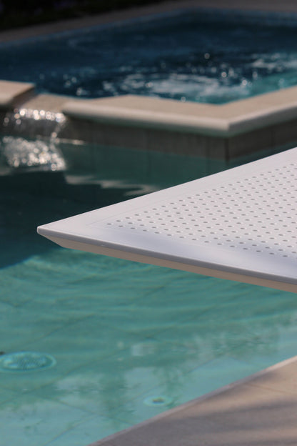 Mesa de comedor LUNA, mesa cuadrada de resina con protección UV para terraza
