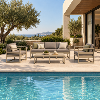 Sala ADRIA para terraza y exterior junto a piscina - Kasanova Decoración