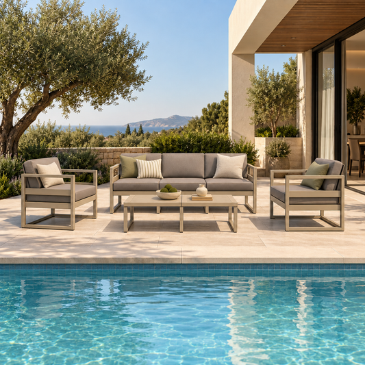 Sala ADRIA para terraza y exterior junto a piscina - Kasanova Decoración