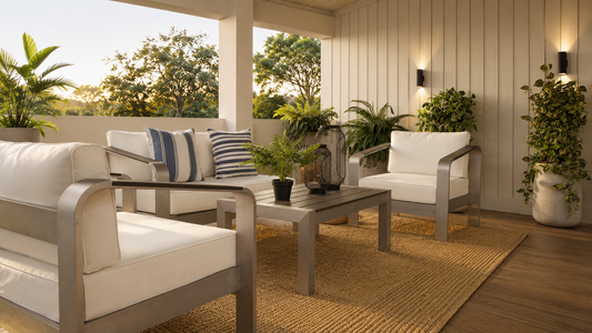 Sala NIZA para terraza y espacios exteriores - Kasanova Decoración