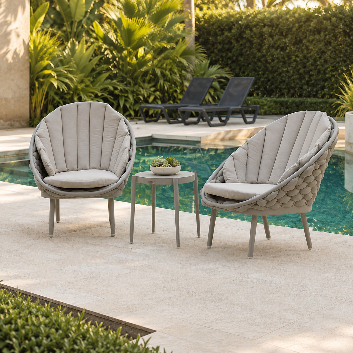 Set de Balcón SORI para terraza y espacios exteriores protegidos