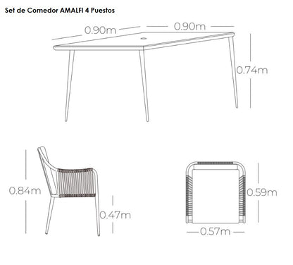 Colección Sala y Comedor AMALFI