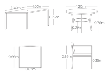 Set de Comedor BALI