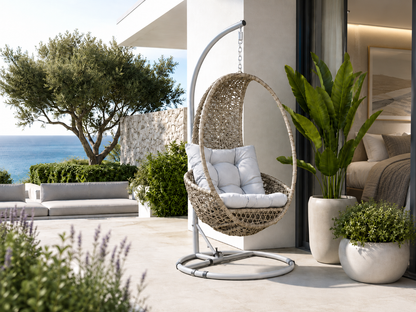 Silla Colgante PAGODA para terraza y espacios exteriores protegidos